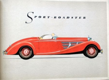 Mercedes-Benz 540 K Modellprogramm 1939 Original Automobilprospekt (5233)